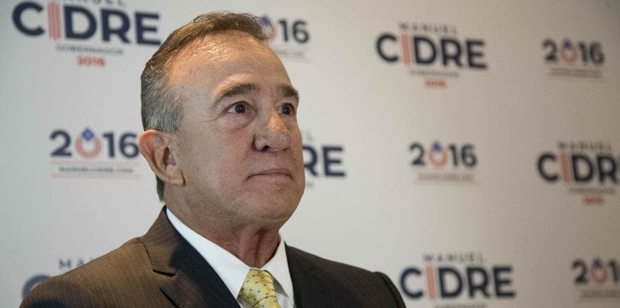 Manuel Cidre presenta recurso legal para detener impresión de papeletas y se le permita presentar su emblema