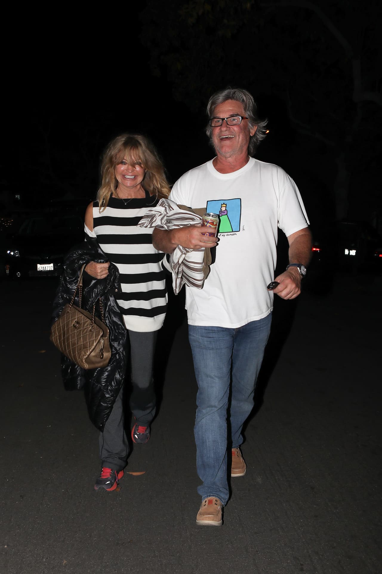Goldie Hawn y Kurt Russell, los orgullos abuelitos.
