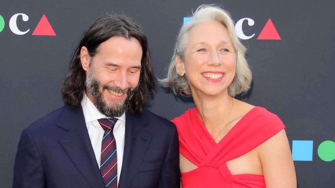 Keanu Reeves y Alexandra Grant