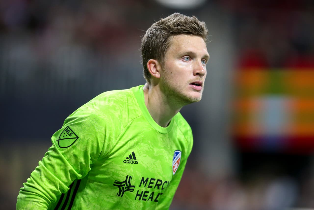 El arquero Spencer Richey logró mantener en cero el arco de FC Cincinnati, en el debut del conjunto naranja y azul en la MLS.