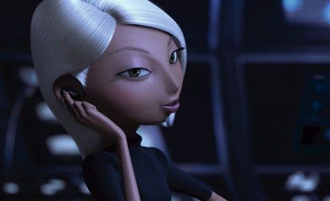 <b>Mirage - Eva Longoria</b>
<br>La ayudante de Síndrome es una mujer atractiva que le da empleo a Mr. Increíble por órdenes de su jefe. Al final, cambia de bando y corrige sus anteriores acciones al ayudar a los protagonistas.