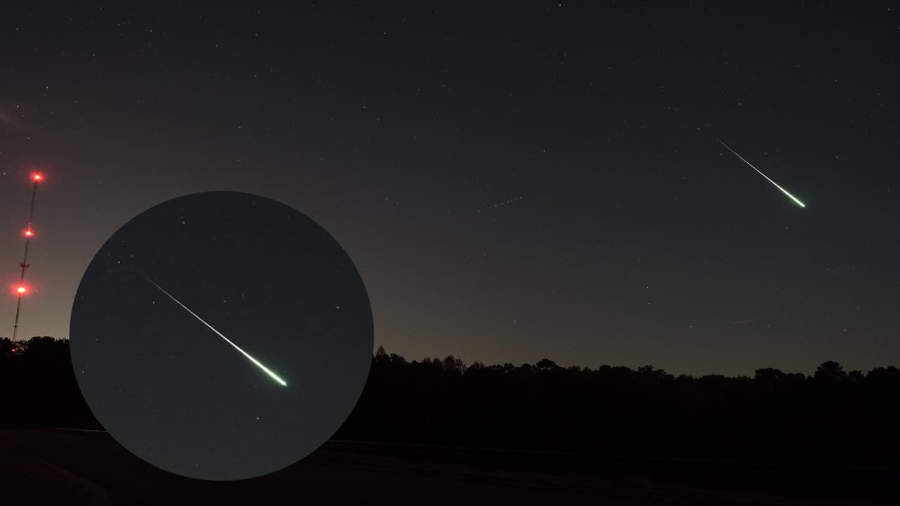 Meteoro ilumina el cielo de Carolina del Norte poco después que despegara el SpaceX Crew-3 