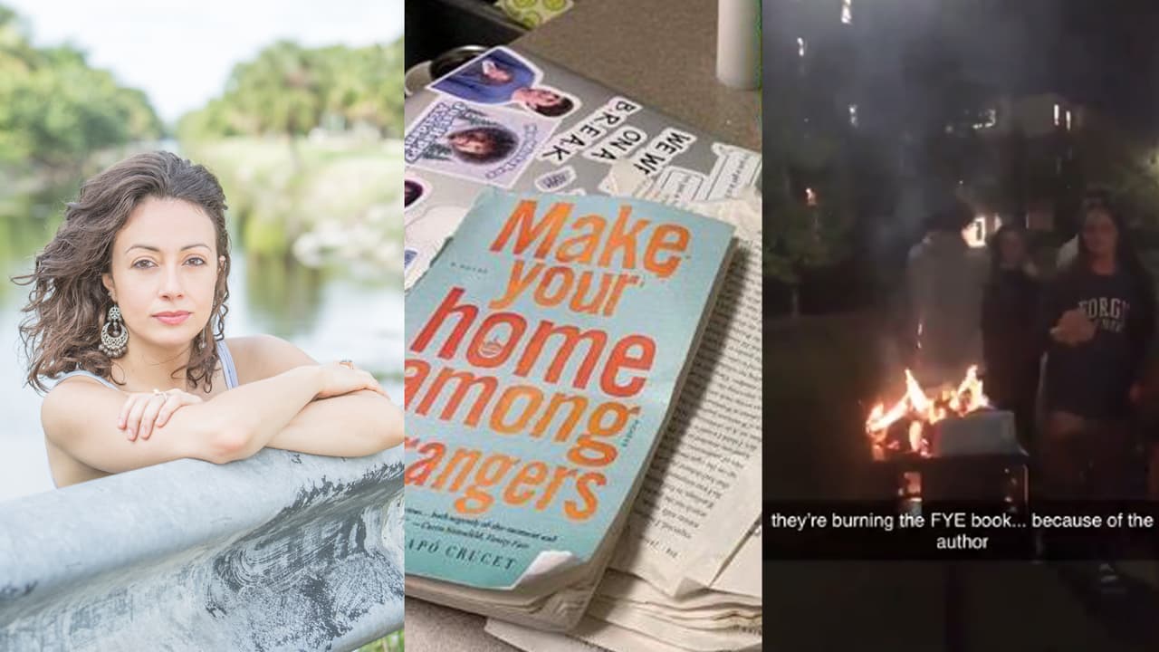 Universitarios queman libro de autora latina tras acalorado debate sobre el "privilegio blanco"