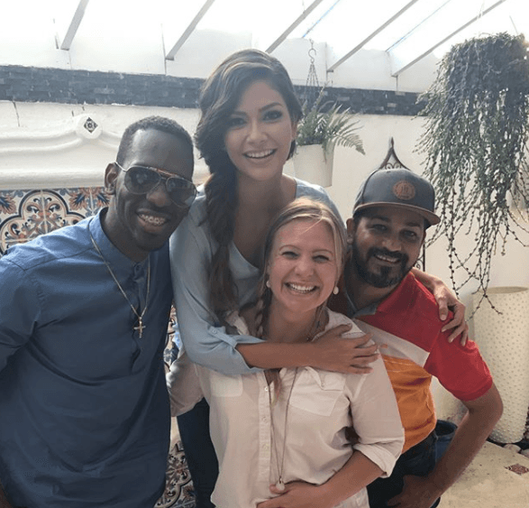 Ana hizo nuevos amigos en República Dominicana y agradeció el cálido recibimiento que le dieron.