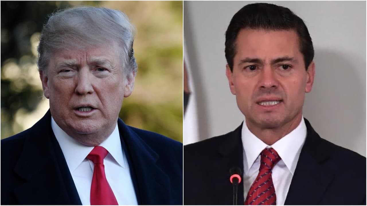 "¿Estás loco?": Trump a Peña Nieto al explicarle que no podía decir que México no pagará el muro