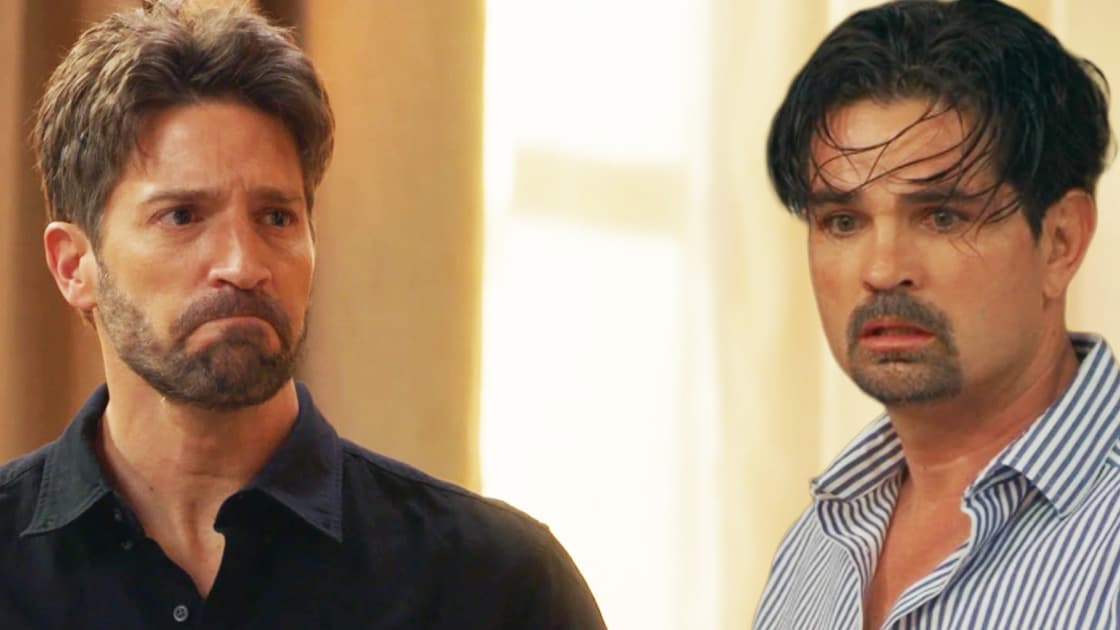 Luciano descubre que Iñigo es el padre del bebé que espera Larisa | Mi Verdad Oculta | Capítulo 78