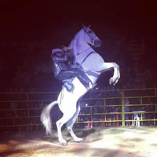 "Soy de a caballo señores // más no vengo a presumirles // escúchenme valedores // que tengo algo que decirles", es la primera estrofa de su canción 'A caballo'.