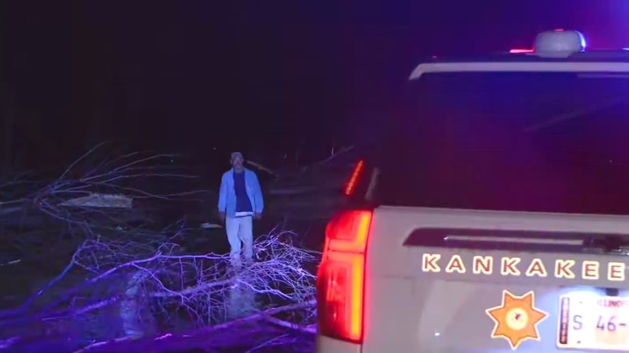 Residente de Aroma Park, en el condado de Kankakee, narra lo que vivió durante la granizada y el tornado