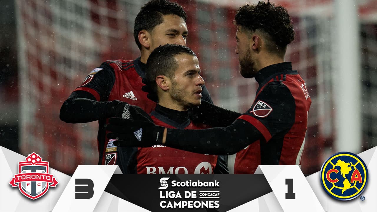 Toronto FC pegó primero y dejó al América contras las cuerdas para la semifinal de vuelta en el Azteca
