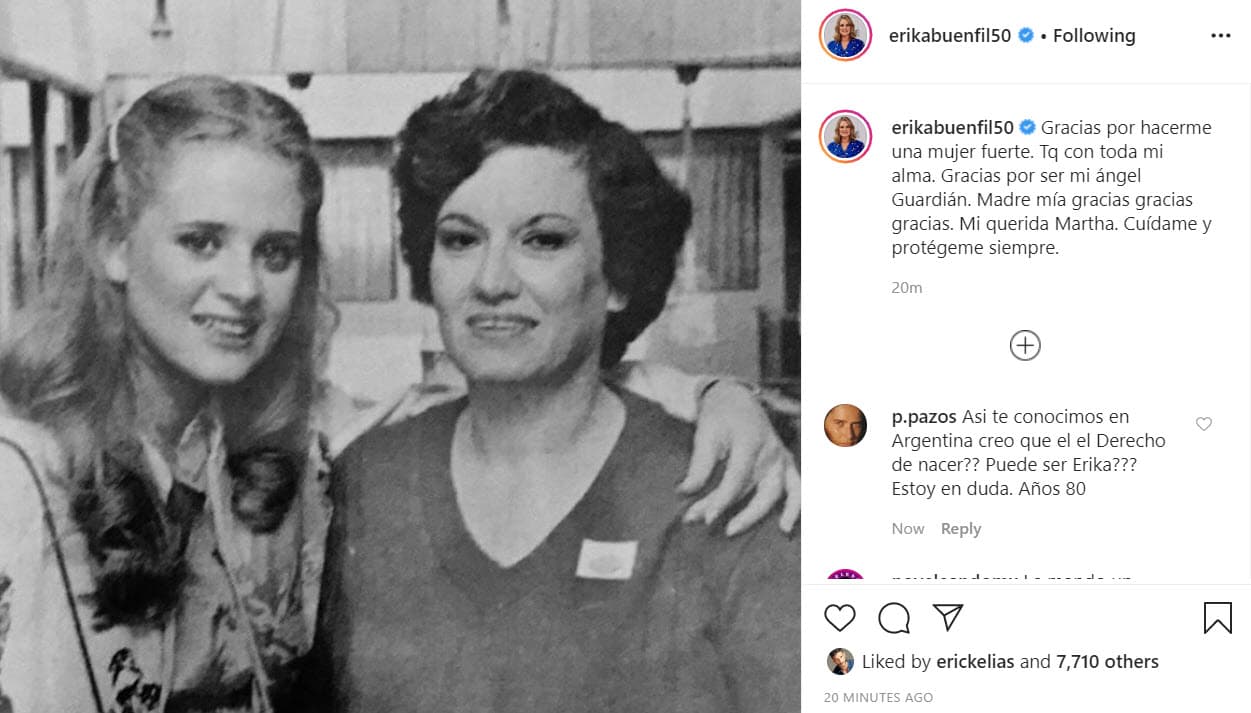 Sin embargo, fue la madre de la actriz, María Martha López, la que le insistió en que le diera una oportunidad hace 17 años.
<br>