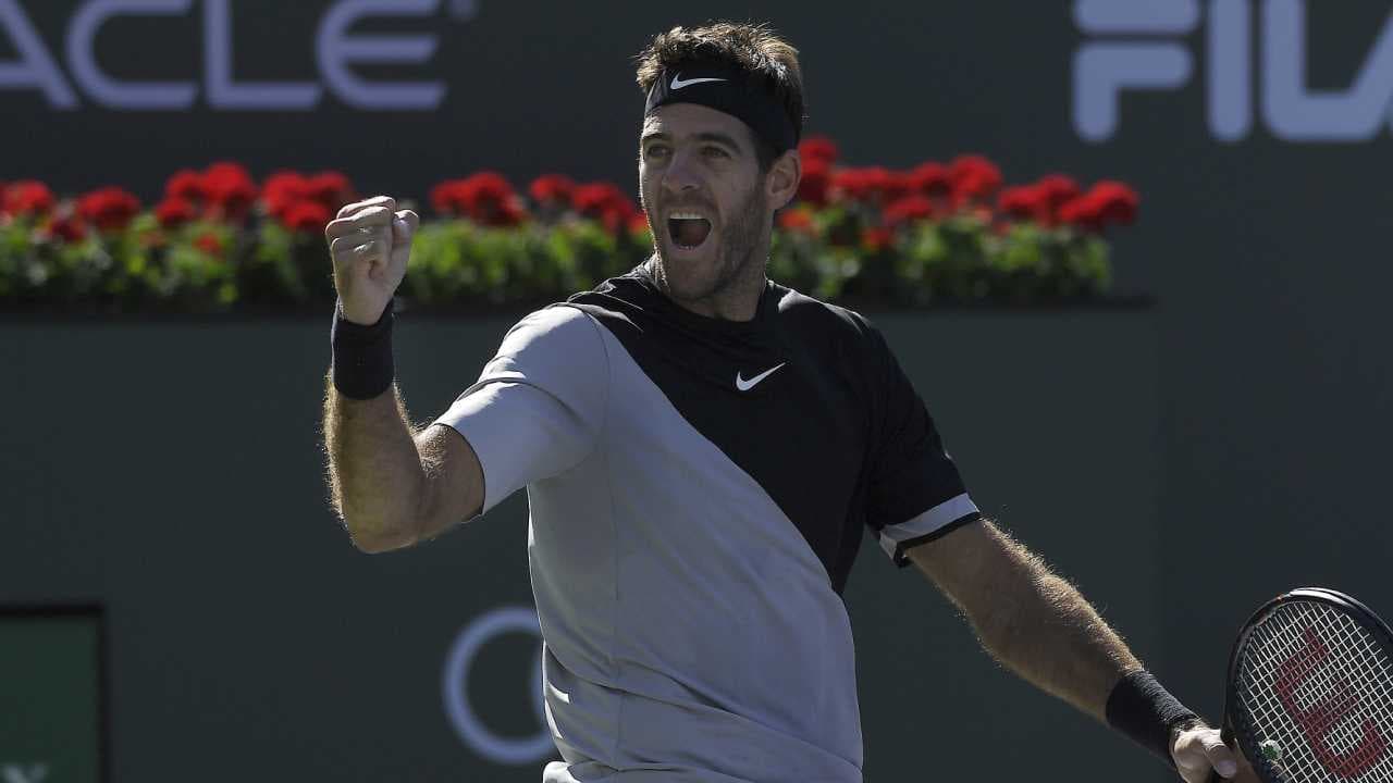 Juan Martín del Potro se corona en Indian Wells y rompe invicto de Roger Federer en 2018