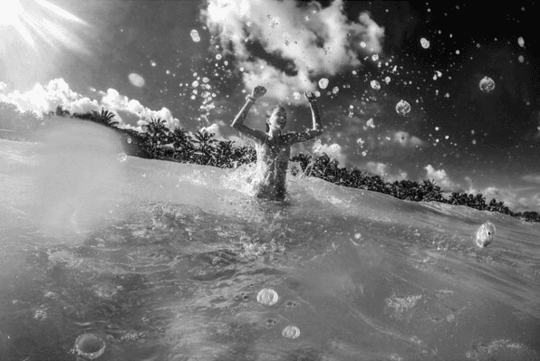 Esta es una imagen de sus vacaciones, realmente ver el mundo por los ojos de Lubezki, es verlo atravez de una cámara.