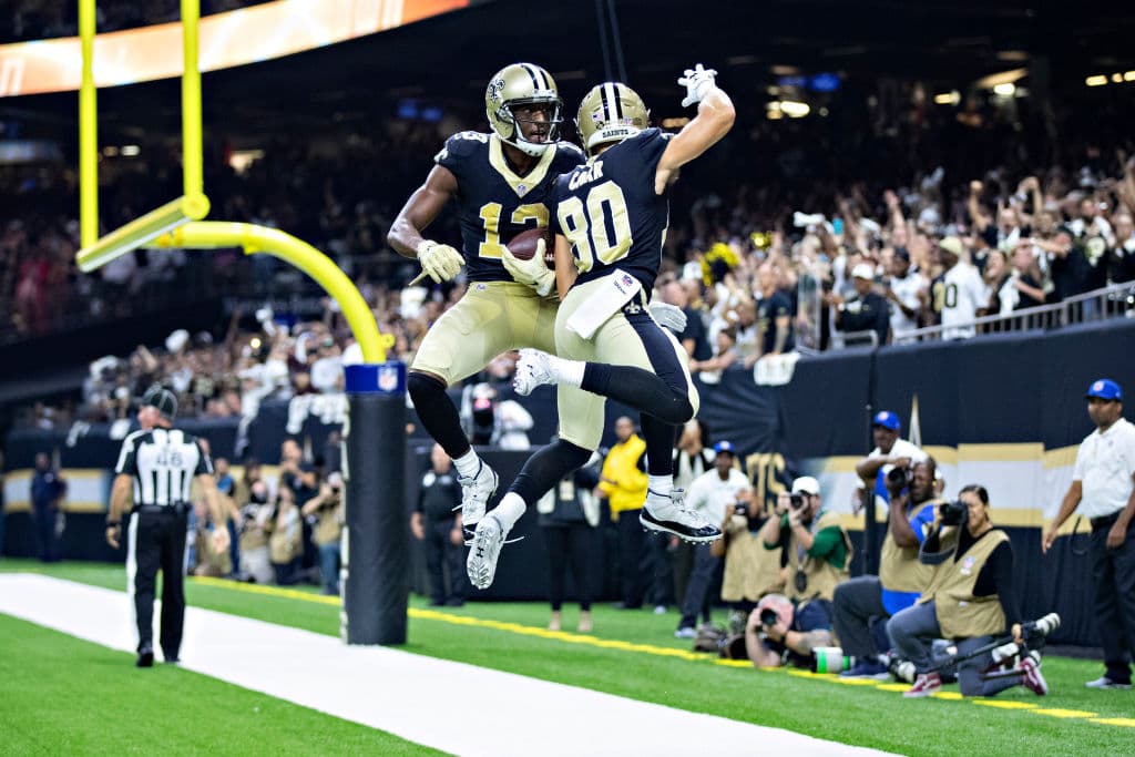 8)
<b>Michael Thomas</b>. El receptor de los Saints Atrapó 16 pases para una ganancia de 180 yardas y un touchdowns, aunque no evitó que New Orleans cayera 48-40 con Tampa Bay.