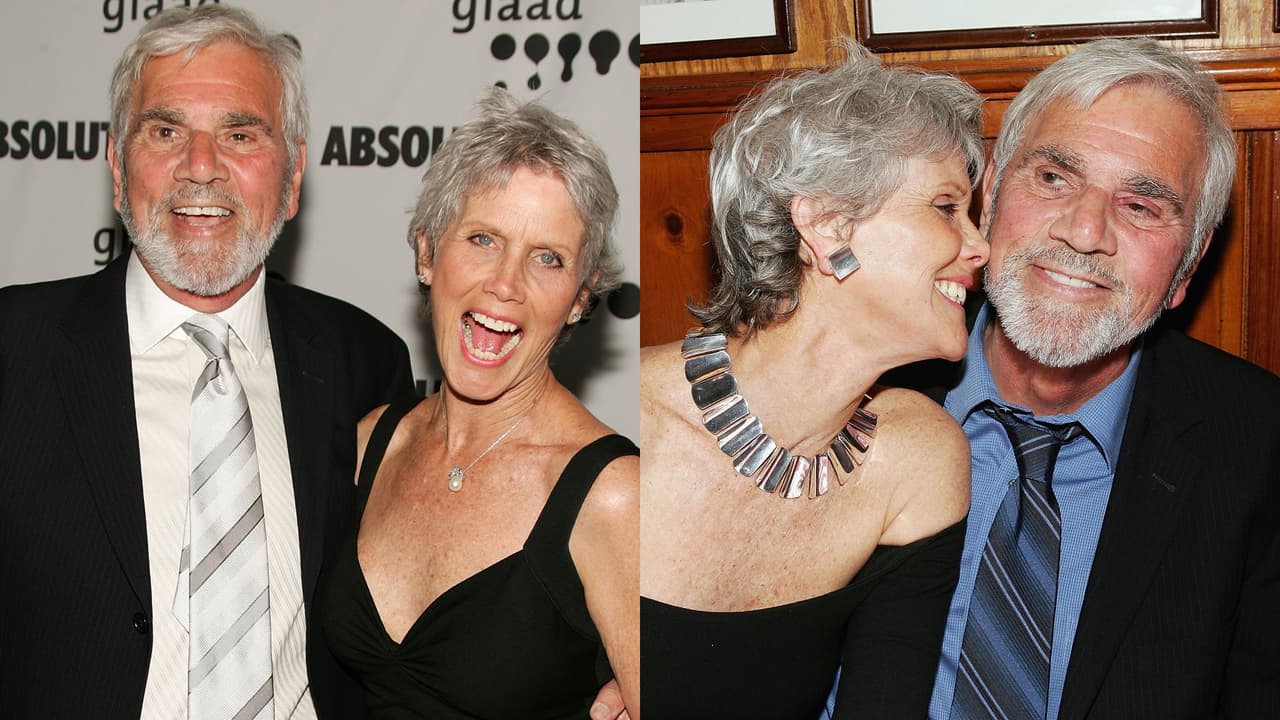 En estas fotos de 2006, Shannon Wilcox aparece con su marido Alex Rocco, quien murió en julio de 2015.