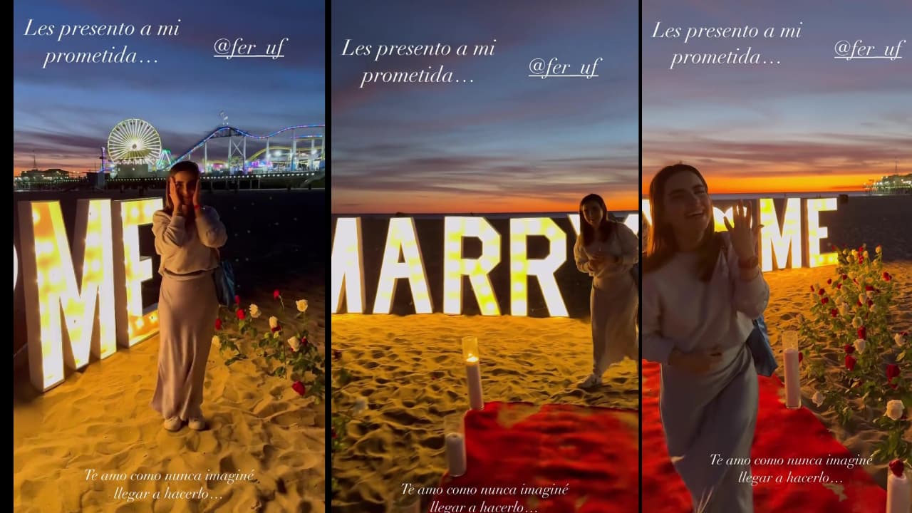 Fernanda Urdapilleta presumió la romántica forma en que Ramsés Alemán le propuso matrimonio