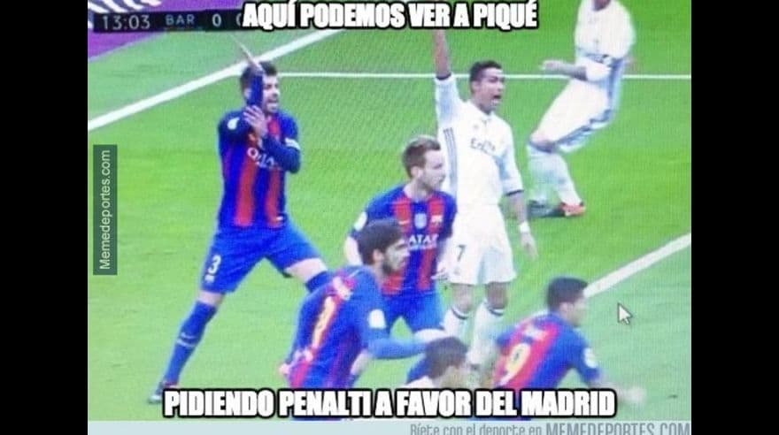 El clásico más seguido del mundo no pasó desapercibido en las redes sociales que elogiaron a Sergio Ramos y criticaron el arbitraje.