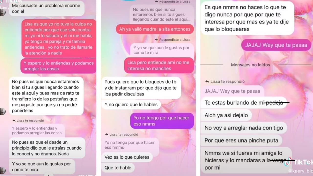 Aunque trató de razonar con su amiga no llegaron a un arreglo