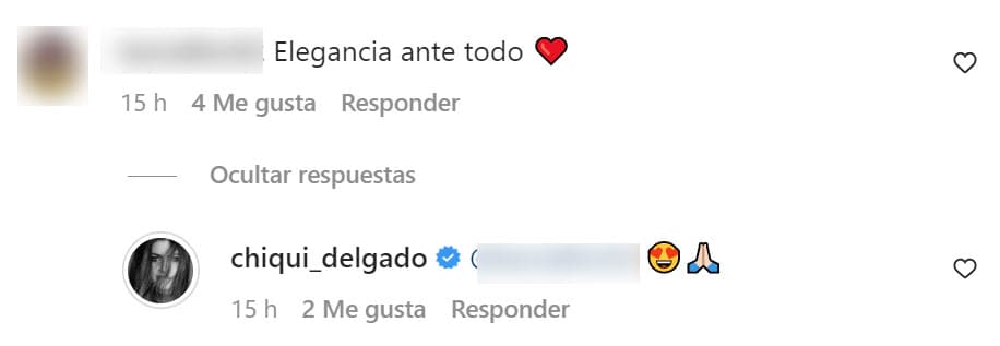 También agradeció los comentarios que le dejaron por su atuendo.