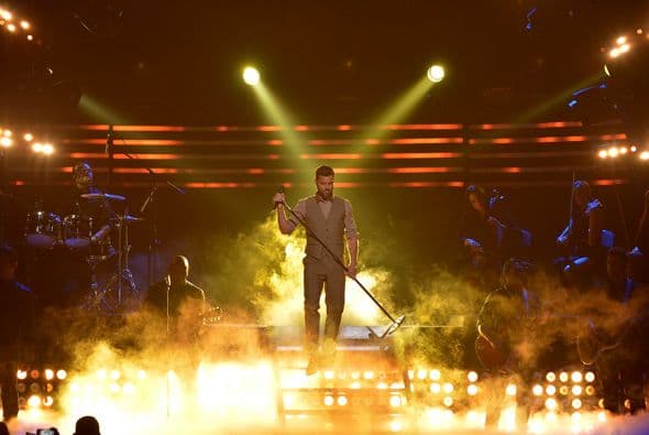 Ricky Martin dominó el escenario del American Airlines con su música.