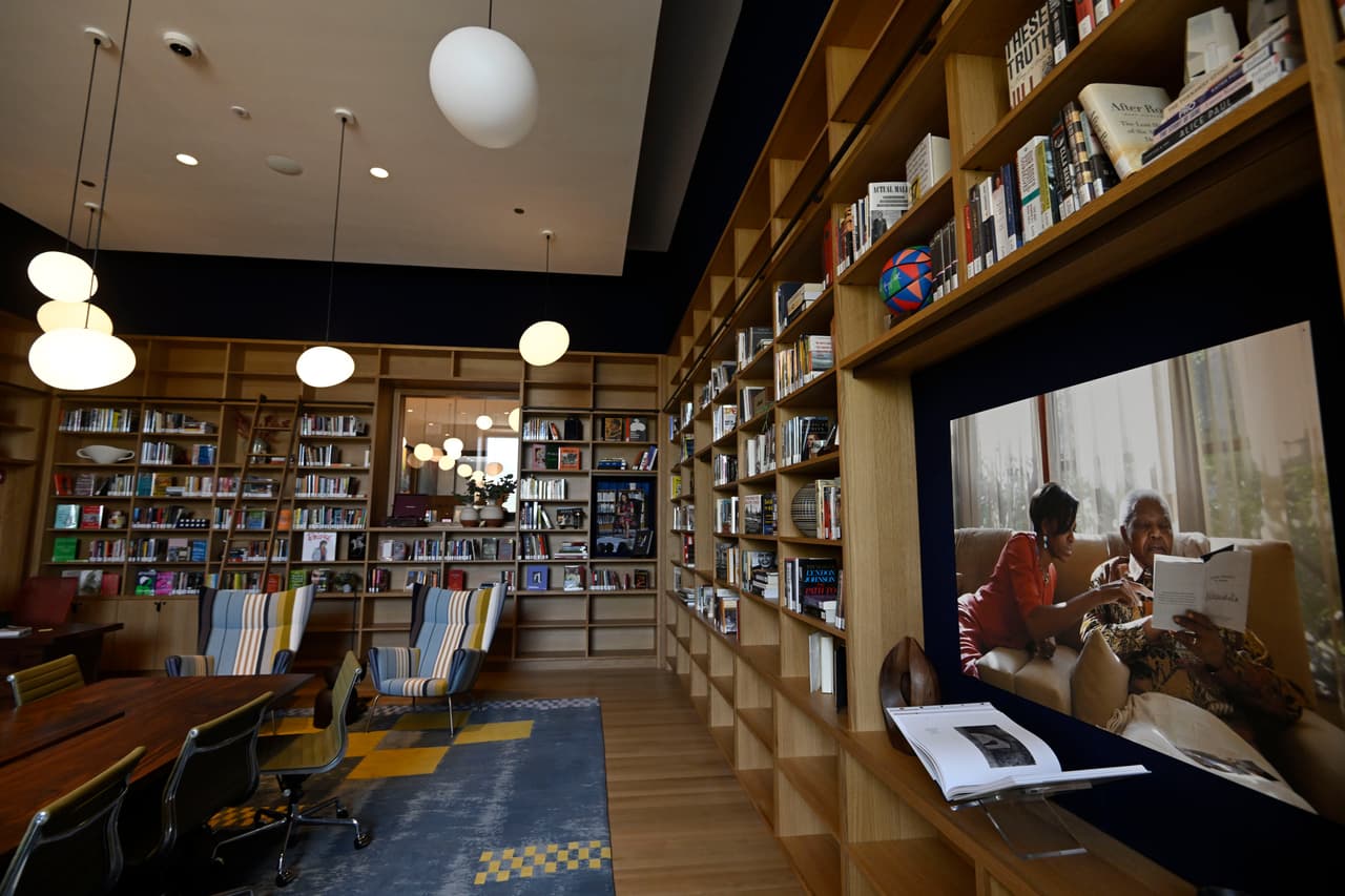 La sala de lectura del Presidente en la Biblioteca Pública de Chicago, en el Centro Presidencial Obama en Chicago, el jueves 28 de mayo de 2026.