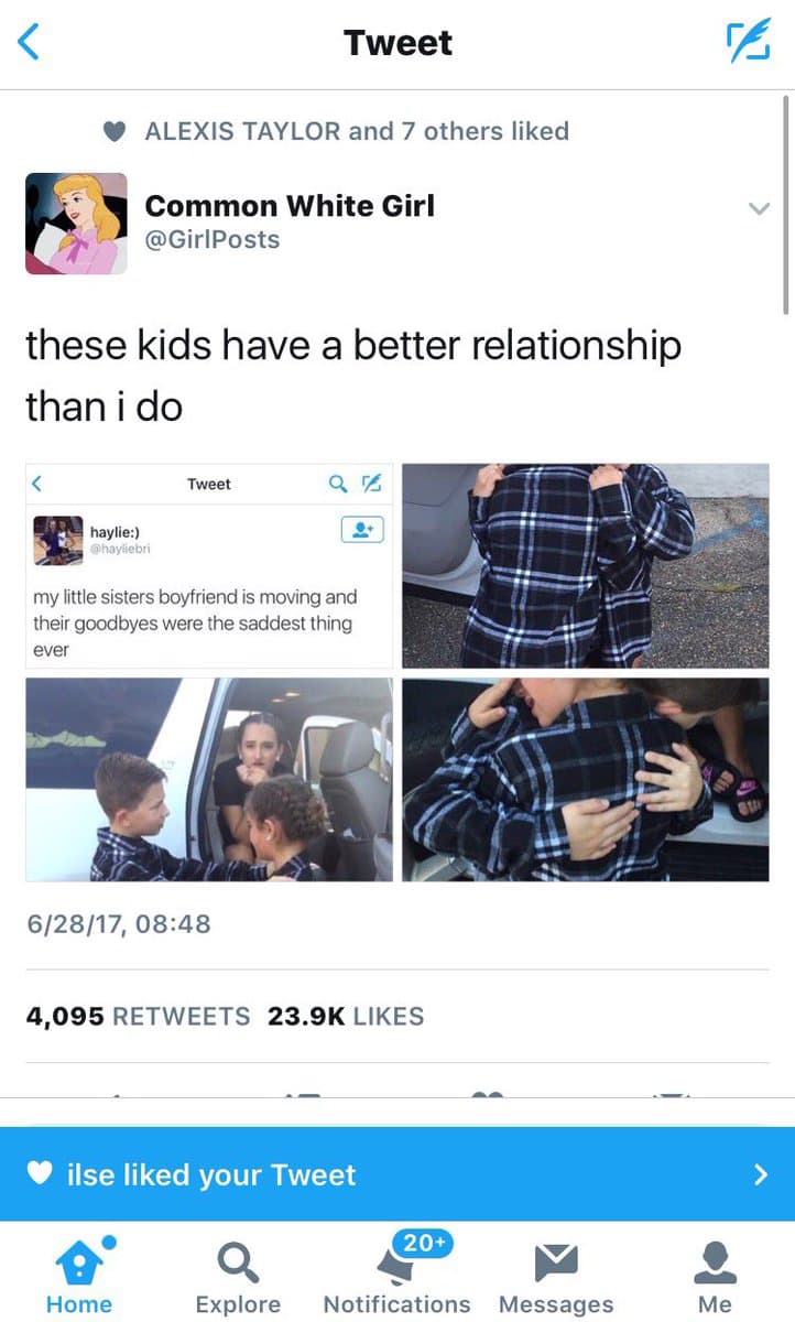 Esta tierna pareja de novios, como ellos dicen ser, tuvieron que despedirse debido a que Merce se mudará de ciudad.