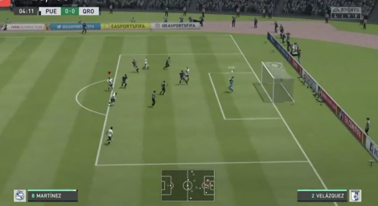 Jimmy Gómez le pone fin a la racha ganadora del Puebla de Santiago Ormeño.