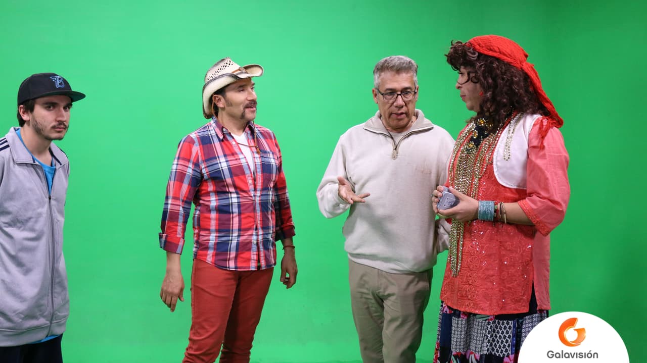 Ensayos con el director.