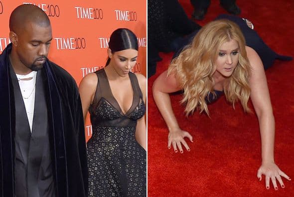 La comediante hizo reír a todos - menos a la parejita.