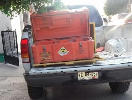 Recuperan el material radiactivo robado en el noroeste de México