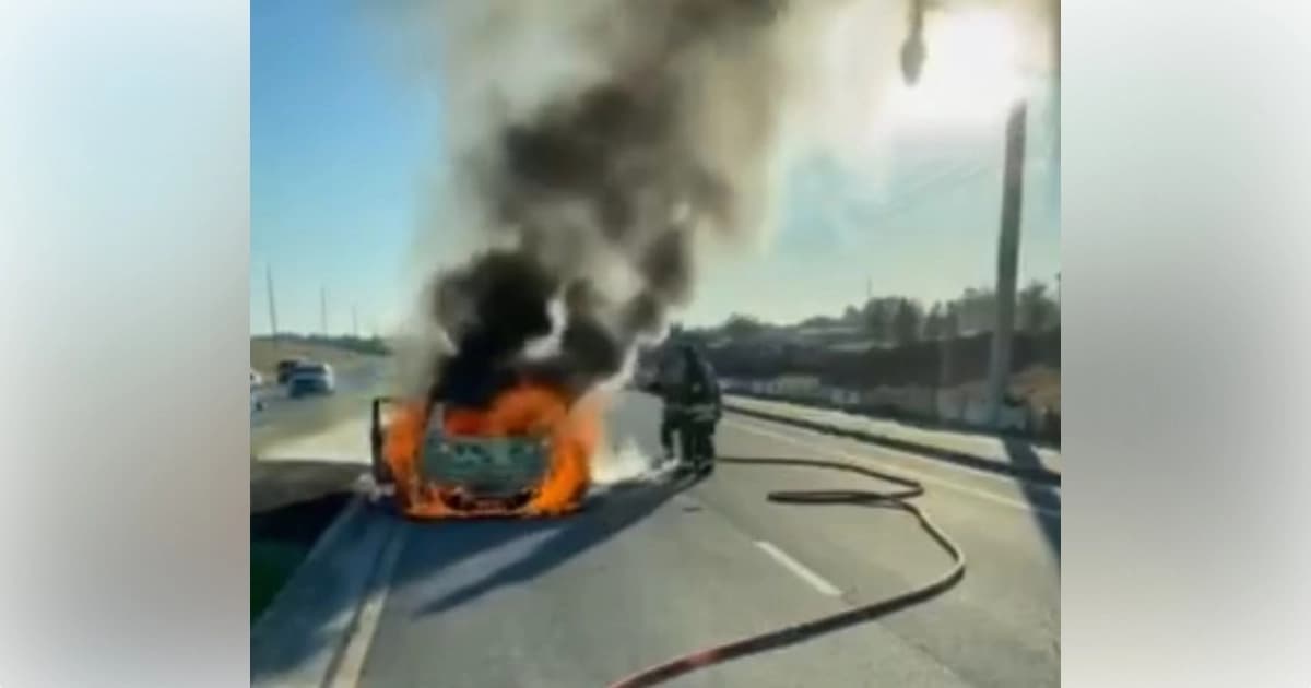 Se incendia camioneta en carretera del condado de Ocala; el conductor salió ileso