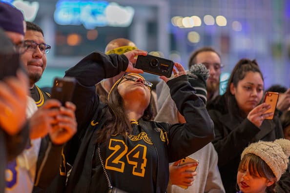 Los homenajes para Kobe continuarán por los próximos días.