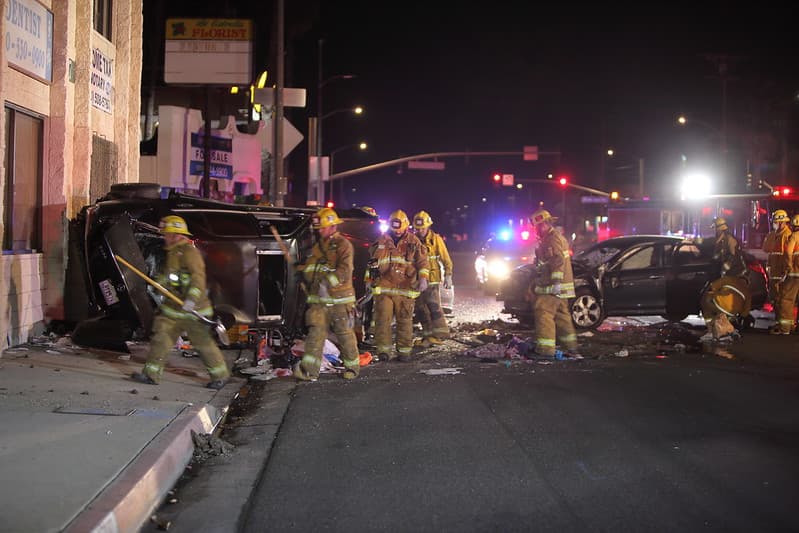 El pasado 30 de octubre, después de la media noche, el LAFD respndió a un accidente de tráfico reportado en la cuadra 1700 de W Pacific Coast Highway en Harbor City.