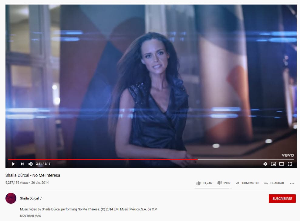 Ese mismo año lanzó el video de su sencillo 'No me interesa', en donde sus seguidores mostraron su preocupación porque lucía con poco peso.