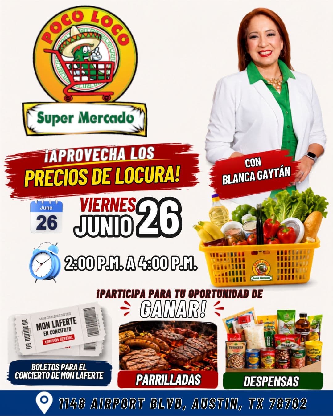 🎉🛒 ¡ESTE VIERNES NOS VAMOS A POCO LOCO SUPERMERCADO! 🛒🎉
