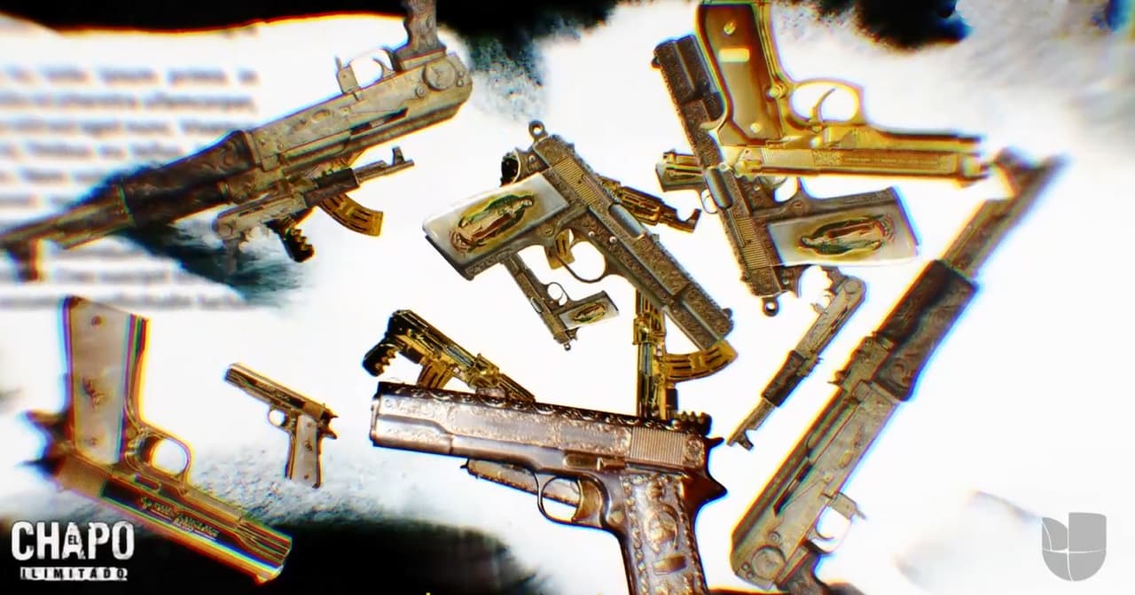 En el mundo del narcotráfico las armas no solamente son usadas para matar, los capos también las llenan de oro, piedras preciosas e imágenes para que se conviertan en símbolos de su poder. Conoce las armas más famosas de los capos de la droga.