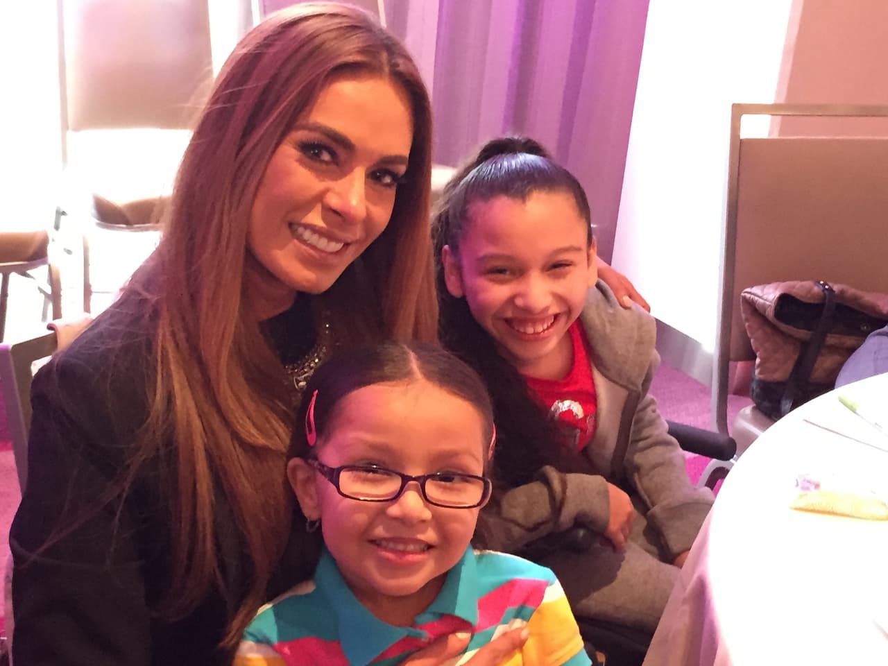 Galilea Montijo fue una de las conductoras que estuvo en el desayuno.