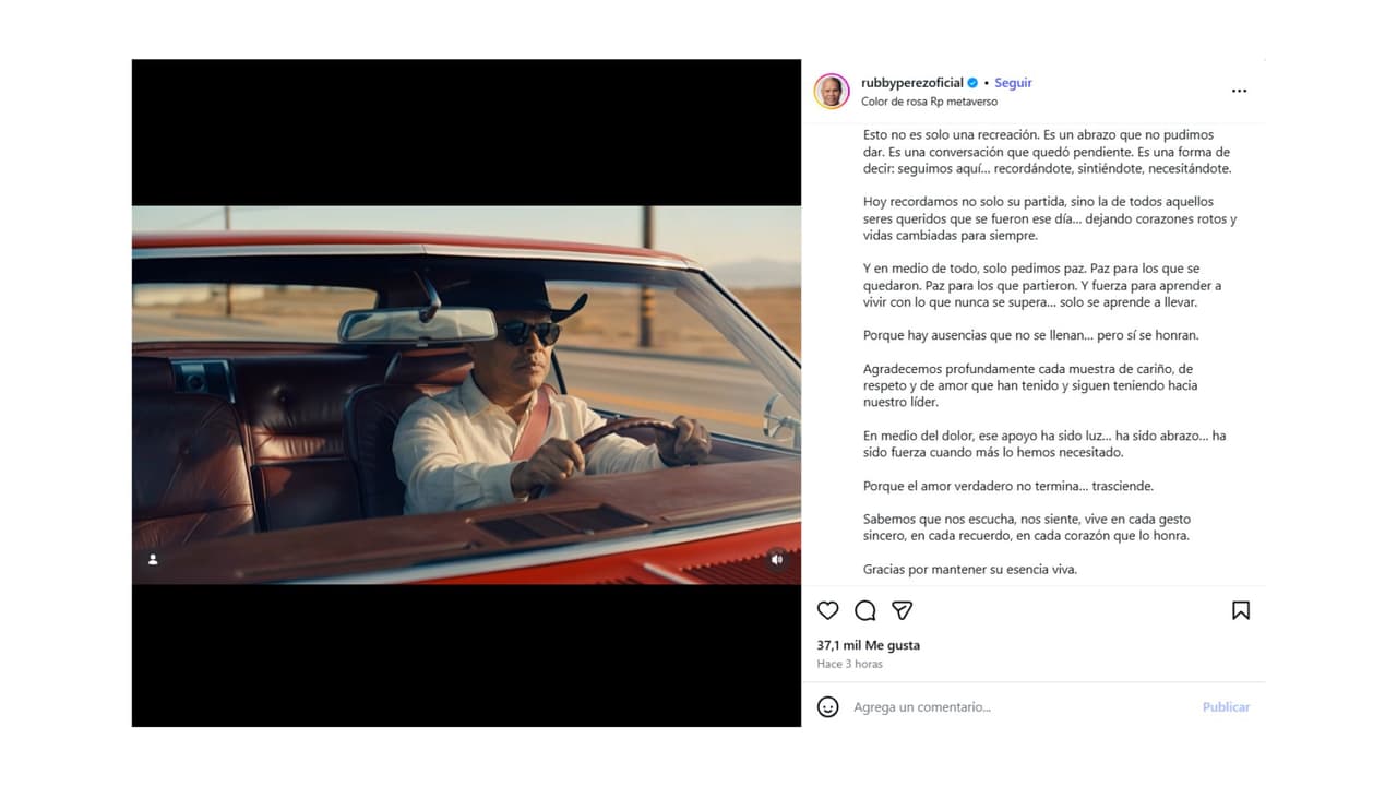 Rubby Pérez reapareció con ayuda de la IA a un año de su fallecimiento.