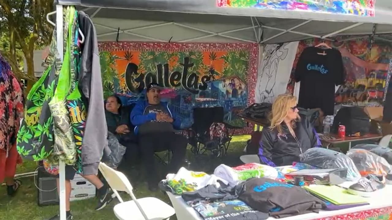 Algunos de los expositores del festival 4/20 son latinos y dijeron que esta clase de festivales les ayuda a darse a conocer.
<br>