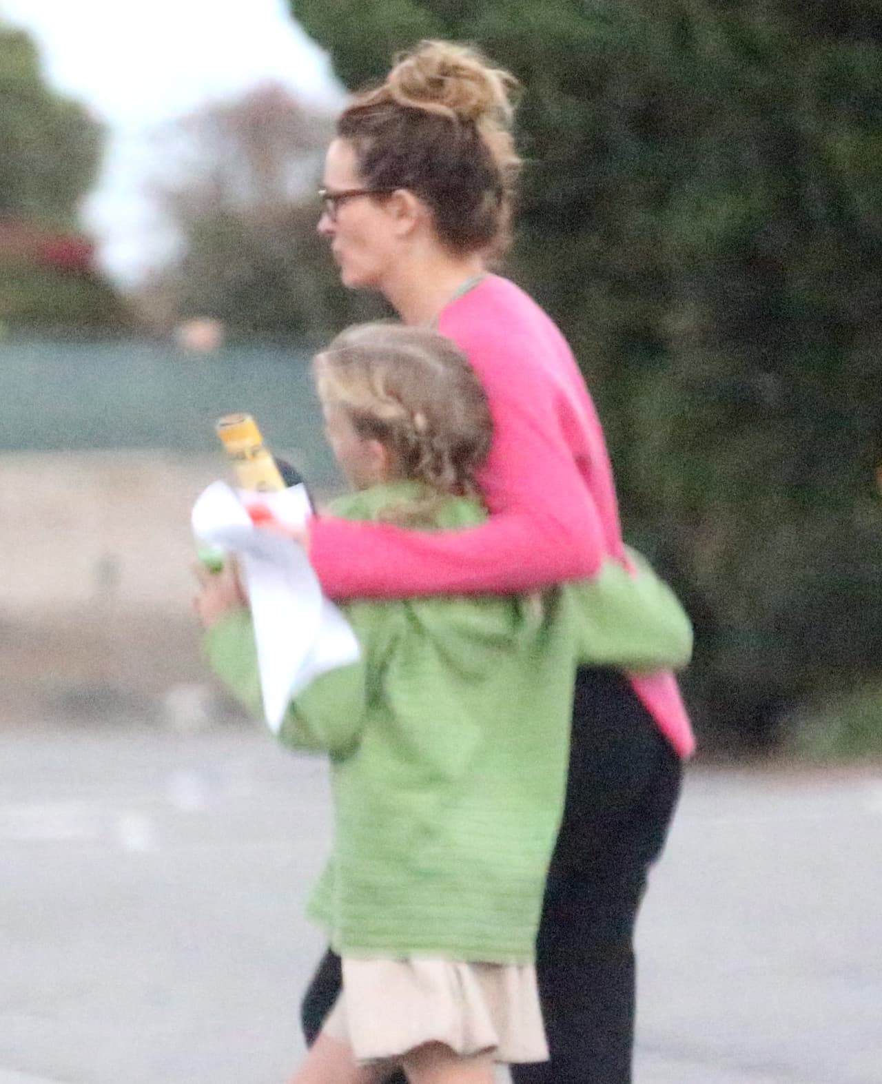 Como toda mamá, muerta de preocupación por la salud de su hija.