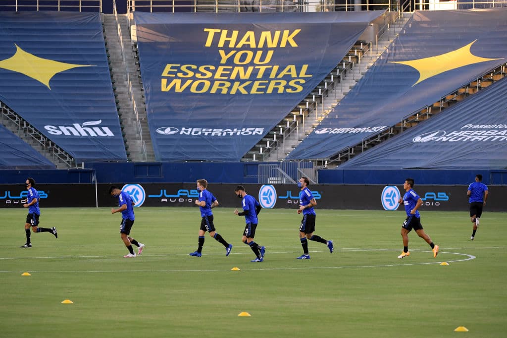 Qazaishvili (11’) abrió el marcador para los de Almeyda y Daniel Steres (33’) emparejó los cartones. Cade Cowell (59’) regresaba la ventaja para San José Earthquakes, pero Cristian Pavón (72’) acertó un penal para empatar nuevamente el partido. Finalmente, Lletget (82’) liquidó el duelo en la recta final. Jonathan dos Santos tuvo minutos de juego.