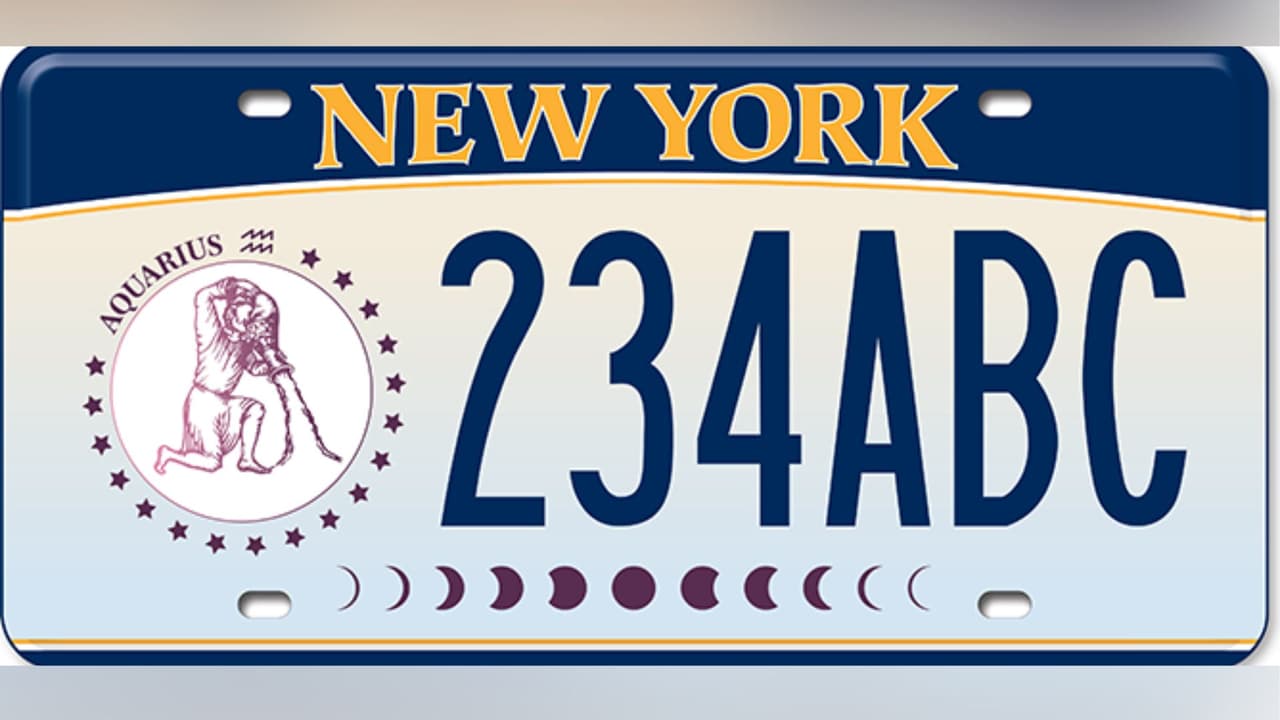 Para obtener tu lámina personalizada puedes hacerlo vía web 
<b><a href="https://dmv.ny.gov/plates/how-order-picture-and-professional-plates" target="_blank">a través de este enlace</a></b>.