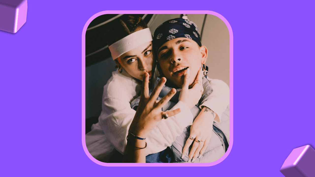 <h3 class="cms-H3-H3">Nicki Nicole & Trueno</h3>
<br>
<br>La pareja de raperos creó una bomba musical junto a
<a href="https://www.univision.com/musica/bizarrap-y-villano-antillano-en-una-colaboracion-musical" target="_blank">Bizarrap</a>. ‘Dangerous’ es una canción que refleja su romántica relación. Por eso
<a href="https://www.univision.com/musica/nicki-nicole-recuerda-su-inesperada-reaccion-al-conocer-a-christina-aguilera-en-persona-video" target="_blank">Nicki </a>y Trueno son nominados a la categoría de 'Mejor Canción en pareja’.