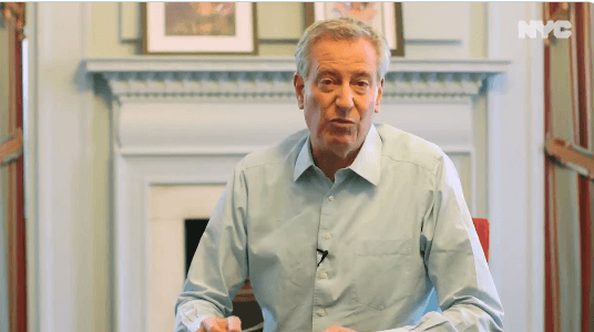 De Blasio se disculpa por las acciones del NYPD durante las protestas de George Floyd