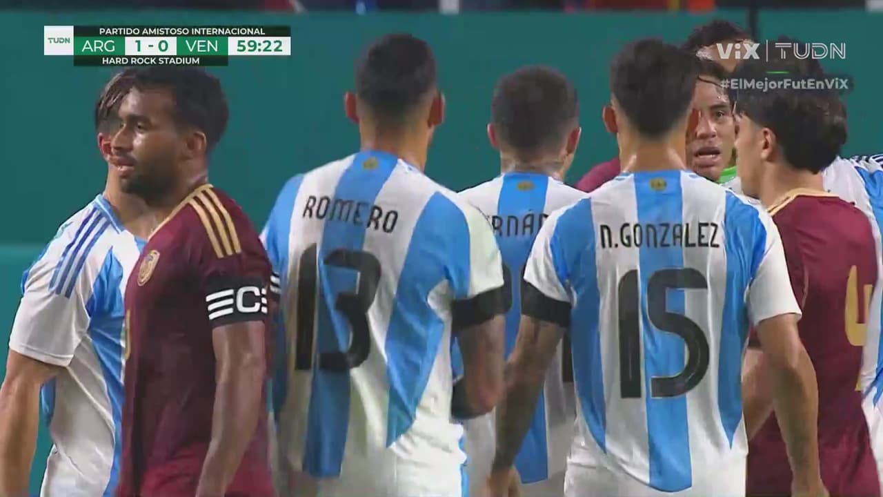 ¡Se arma el traca-traca! Argentinos y venezolanos se olvidan del futbol