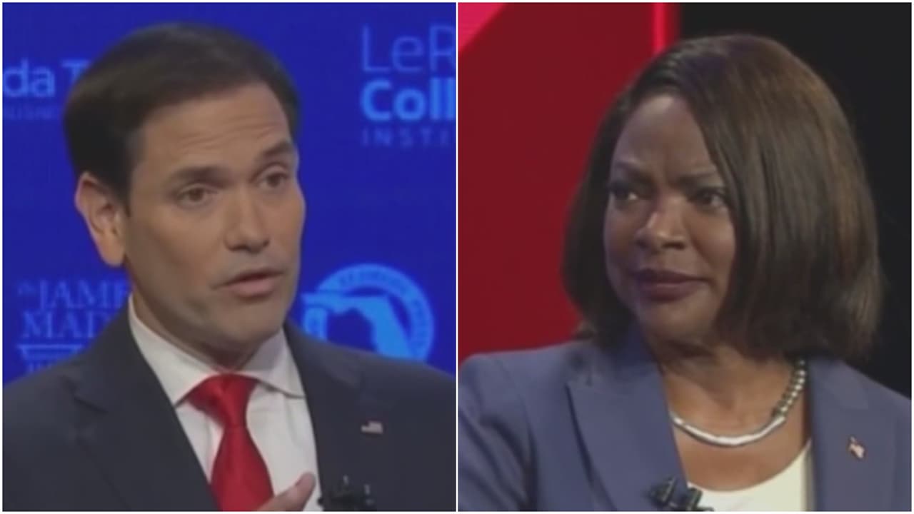 Cara a cara entre Marco Rubio y Val Demings: aborto y crisis migratoria, entre los temas debatidos