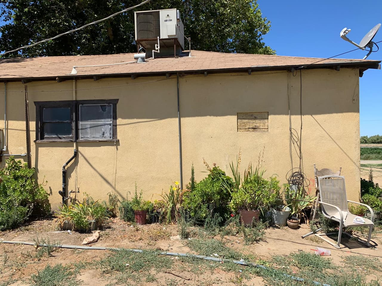 Vivienda donde ocurrieron los disparos