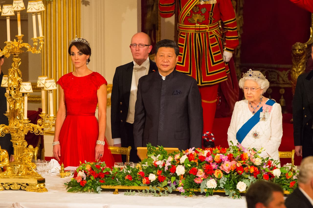 Kate Middleton se robó la noche en la gala ofrecida en honor al presidente de China y su esposa.