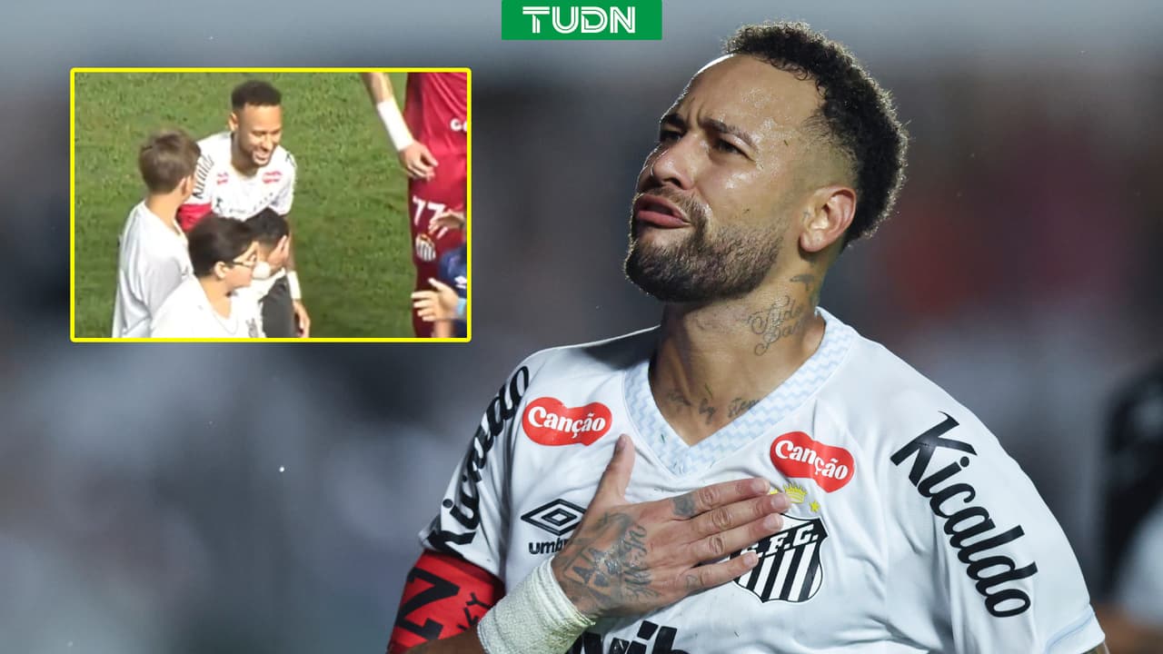 Niño besa la rodilla de Neymar para que vaya al Mundial 2026