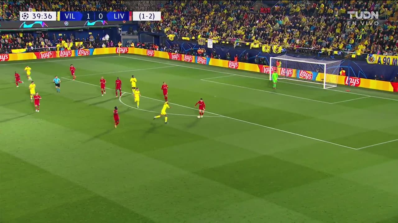 ¡GOL!  anota para Villarreal. Francis Coquelin