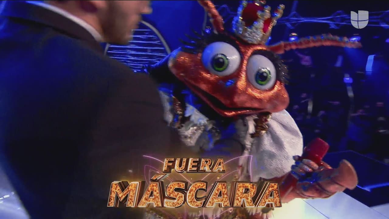 A este simpático personaje no le favoreció el voto del público, así que tuvo que quitarse la máscara.